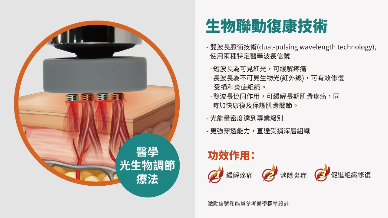 Maxcare 美天復康寶【升級版】- 三合一紅光光療按摩儀｜中大醫學院聯合研發