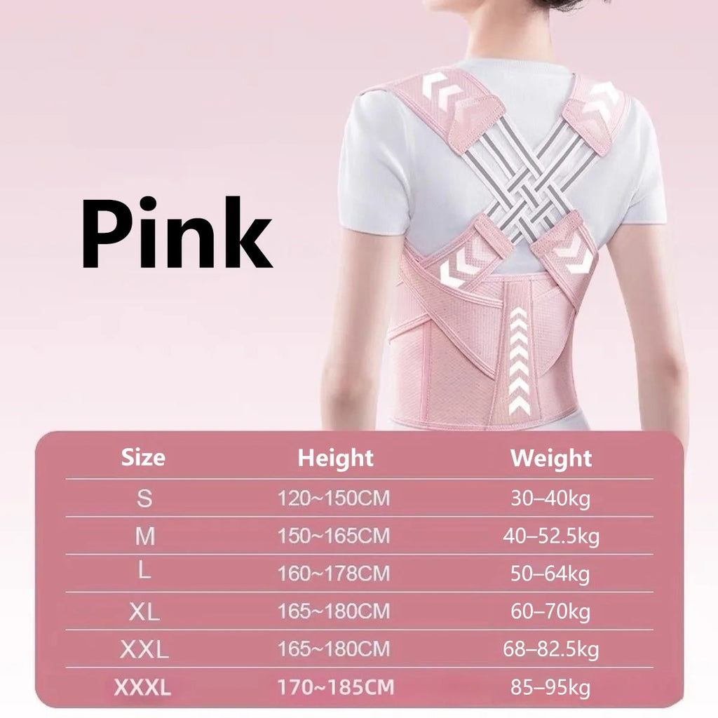 專業隱形姿勢矯正器：男女通用、輕薄透氣、告別駝背、重塑自信體態